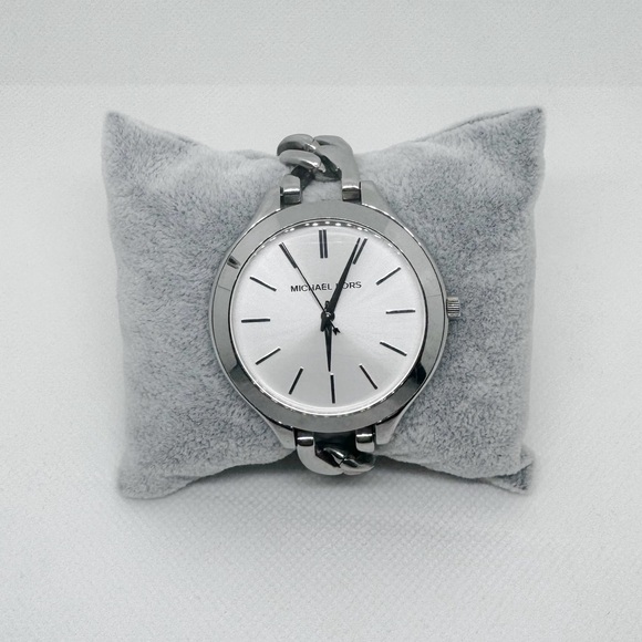 Michael Kors Slim Runway White Dial Women’s Watch